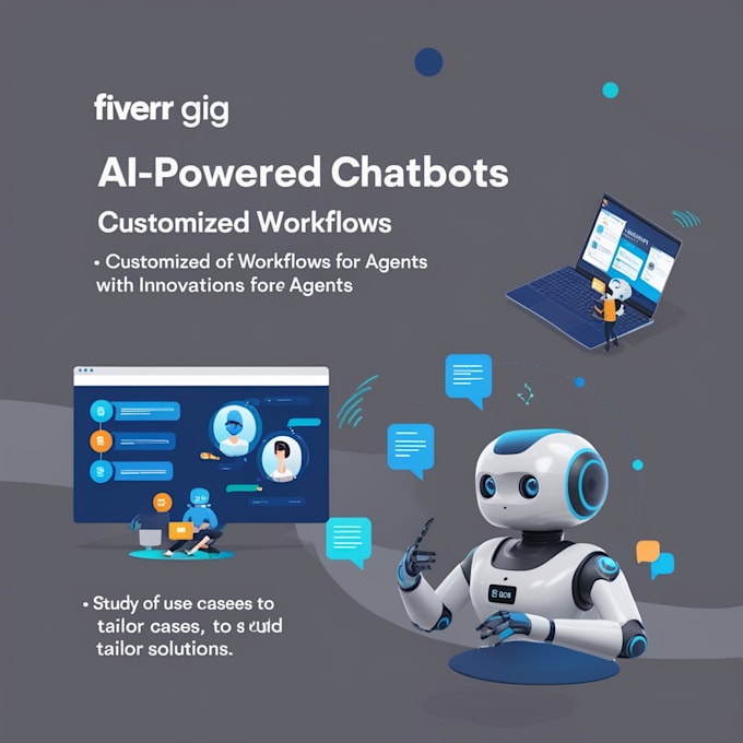 Gig Preview - Transform your business with custom ai powered chatbots