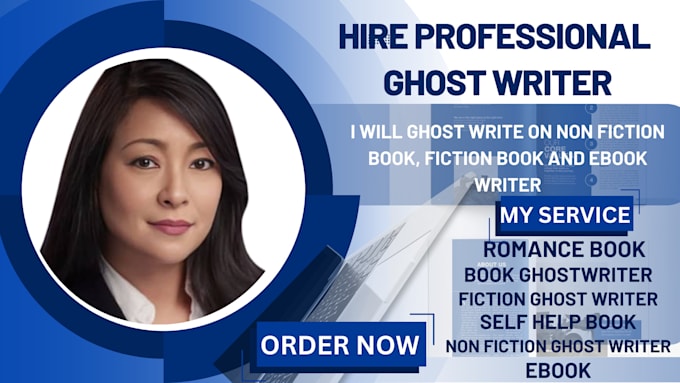 Gig Preview - Ghostwrite, rewrite, romance, memoir, selfhelp, proofread your fiction novel