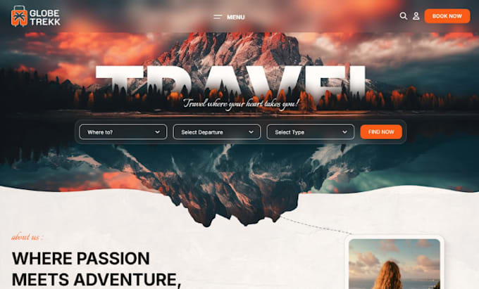 Gig Preview - Develop travel agency website in wordpress