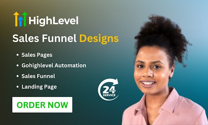 Gig Preview - Create gohighlevel website, build gohighlevel automation funnel, ghl expert