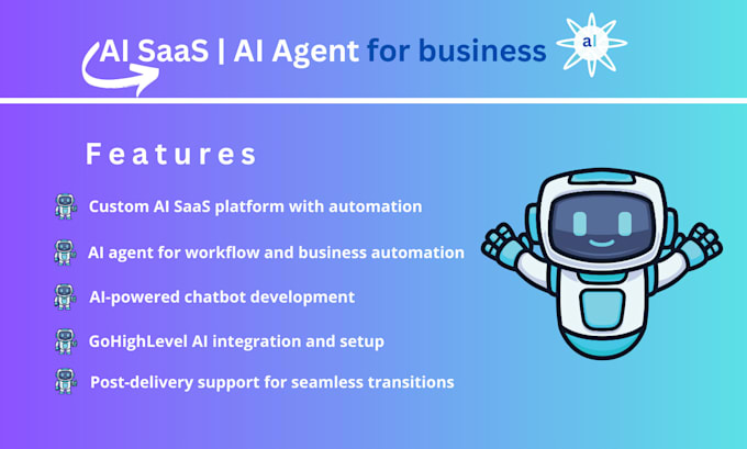 Gig Preview - Build and automate ai saas, chatbots and ai agents