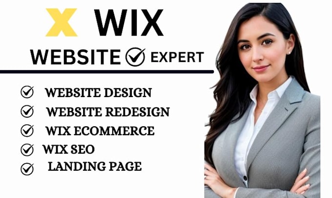 Gig Preview - Wix website design wix website redesign wix website design