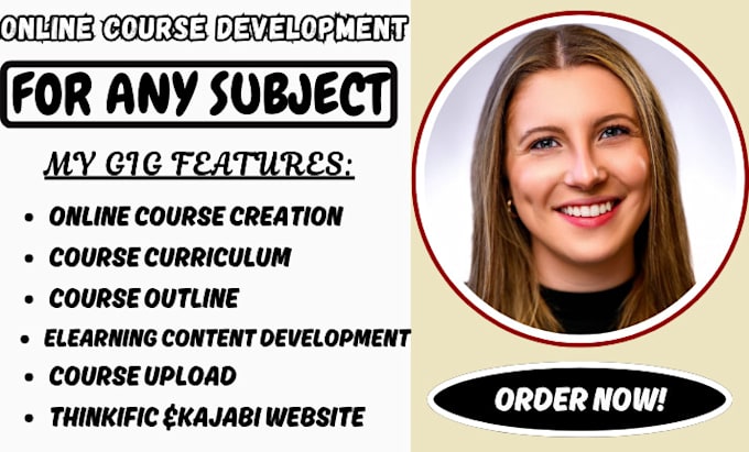 Gig Preview - Create online course content for any subject