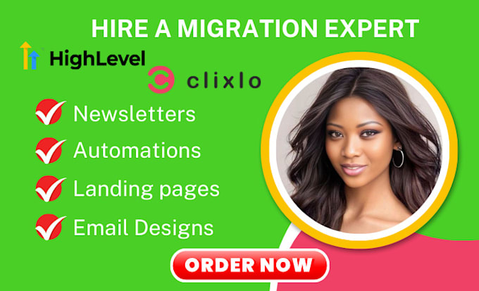 Gig Preview - Migrate clixlo to ghl clone clixlo to ghl funnels websites