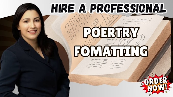 Gig Preview - Do poetry book layout formatting with free poetry   and self publishing