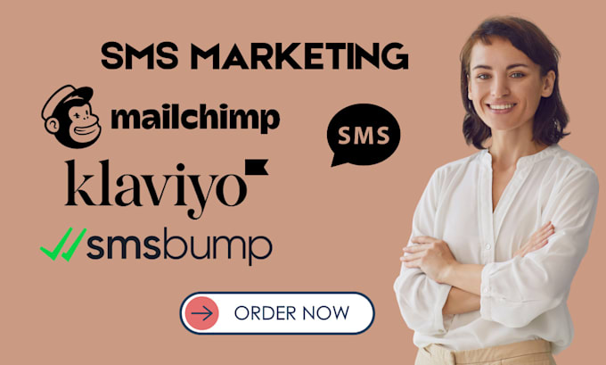 Gig Preview - Setup yotpo smsbump klaviyo email and SMS flow campaign manager create eblasts