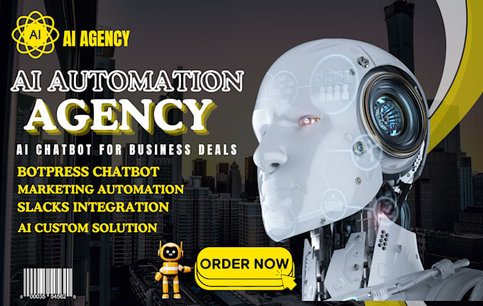 Gig Preview - Build ai automation agency website ai chatbot that close business deals