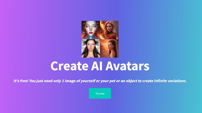 Gig Preview - Develop ai avatar generator website, ai video, ai talking avatar