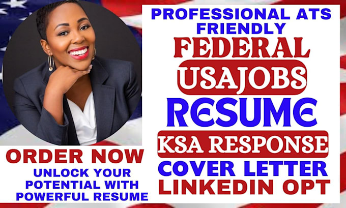 Gig Preview - Write federal resume, ksa response for military, government, veteran and usajobs