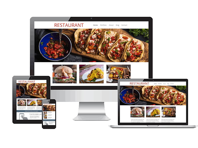 Gig Preview - Build a restaurant, personal chef, catering and truck website