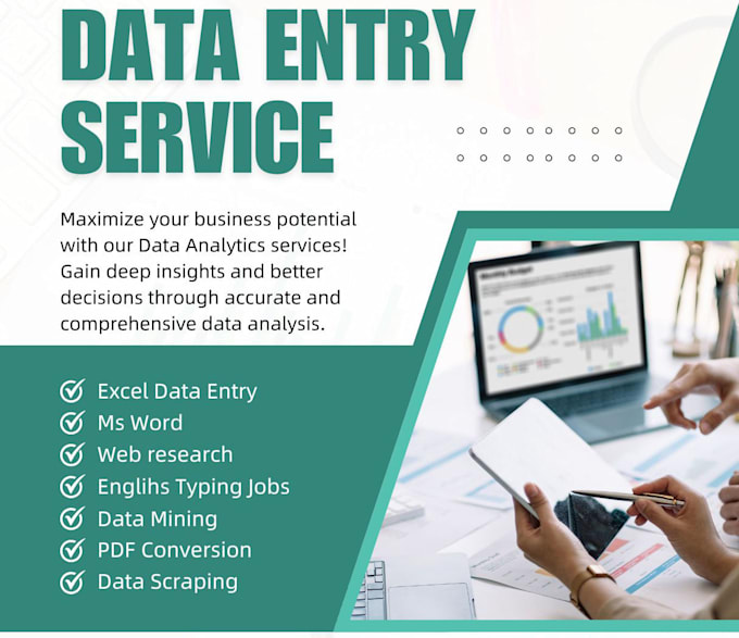 Gig Preview - Provide data entry services at low cost