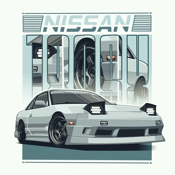 Gig Preview - Make your car or anything vehicle into awesome detailed vector illustration