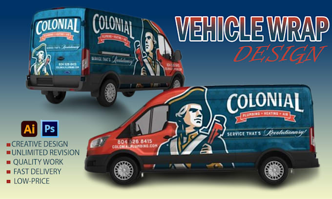 Gig Preview - Do awesome vehicle wrap, truck wrap, car wrap, van wrap