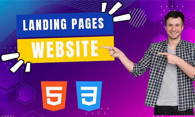 Bestseller - build custom landing page or website as a front end developer using HTML CSS