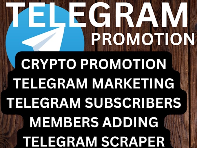 Gig Preview - Crypto promotion, telegram promotion, solana memecoin, telegram marketing, nft