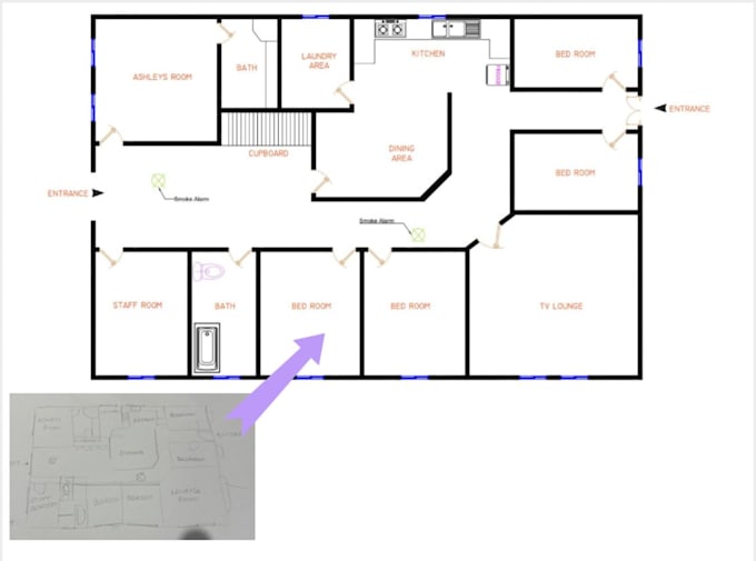 Gig Preview - Do redraw your 2d floor plans