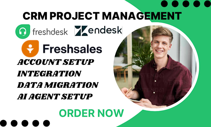 Gig Preview - Set up and optimize freshdesk, zendesk, and freshworks CRM for your business