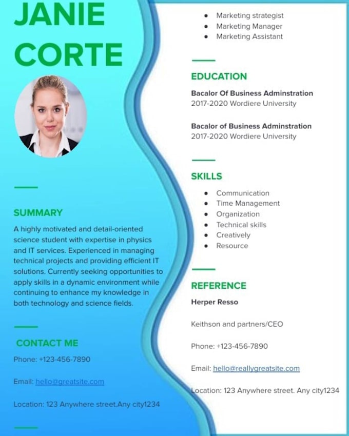 Bestseller - do profession ats friendly resume or CV design