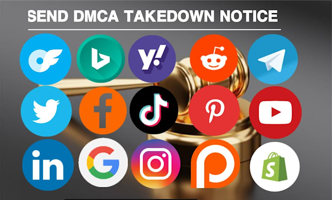 Gig Preview - Takedown defamatory content from reddit,google,fb,yt,ig,twitter,tiktok by dmca