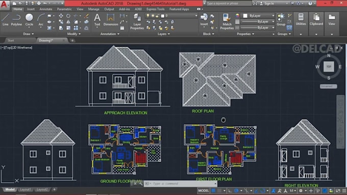 Gig Preview - Create architectural and construction drawings using autocad