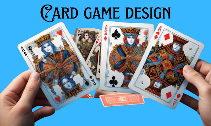 Gig Preview - Create card game design tcg card box tarlot cards 2d pokemon poker illustration