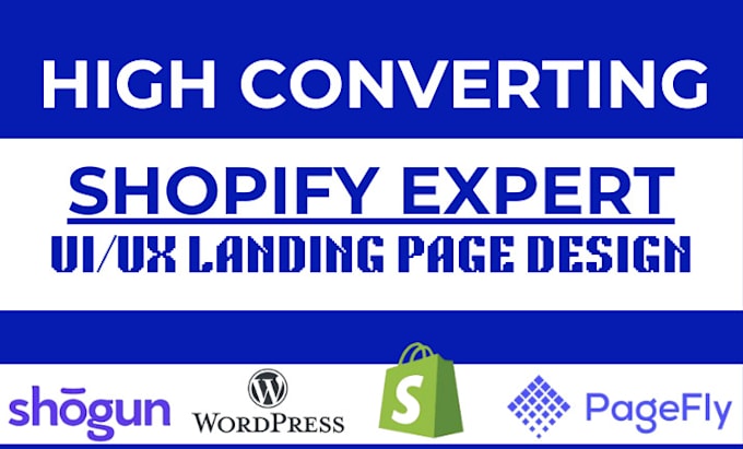 Gig Preview - Create branded one product shopify dropshipping store complete shopify marketing