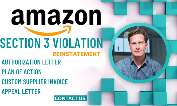 Bestseller - do authorization letter for amazon reinstatement and section 3 violation