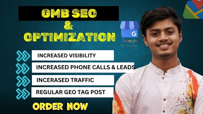 Gig Preview - Optimize your google my business listing for local SEO and gmb map ranking