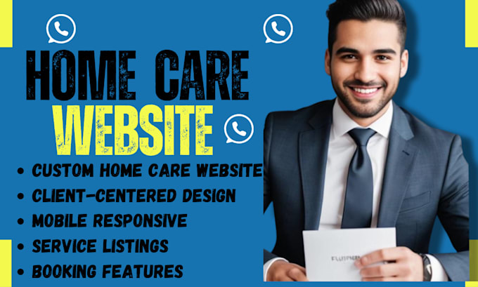 Gig Preview - Design a professional home care website to elevate your services