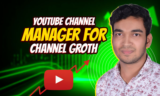 Gig Preview - Be your certified youtube channel manager for channel promotion