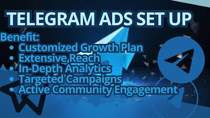 Gig Preview - Setup telegram ads crypto telegram setup crypto ads