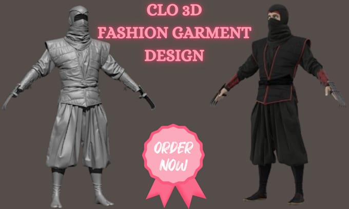 Bestseller - design 3d fashion garment 3d clothing animation in clo 3d, marvelous designer