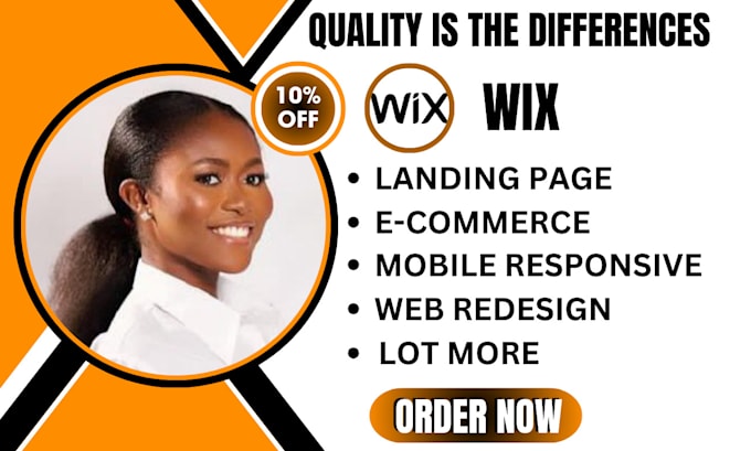 Gig Preview - Wix website redesign wix SEO wix redesign wix ecommerce wix website redesign