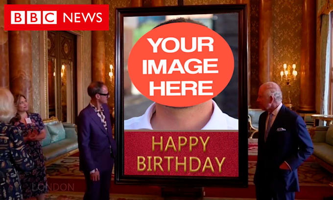 Gig Preview - Make king charles happy birthday greeting video