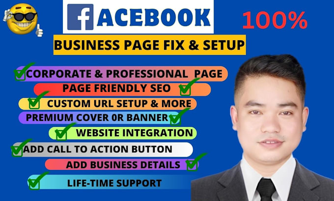 Gig Preview - Do facebook page creation and set up for your business