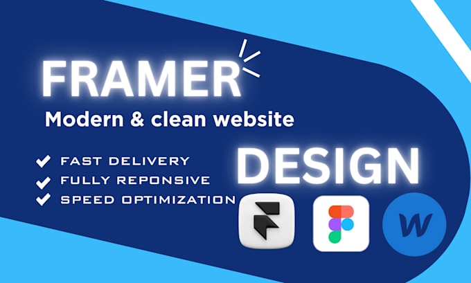 Gig Preview - Fix your framer website figma to framer website framer landing page