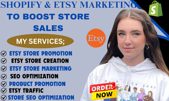 Gig Preview - Do etsy shop traffic, shopify marketing, or etsy promotion to boost etsy sales