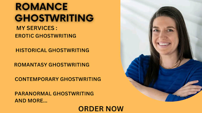 Gig Preview - Ghostwrite entertaining, romance, romance fantasy, ebook, story, novel