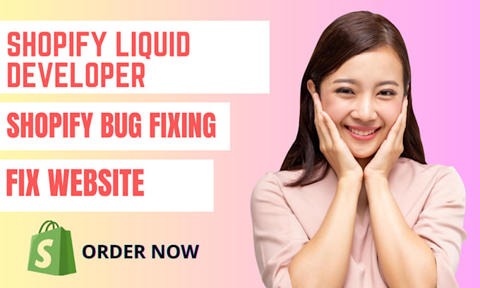 Gig Preview - Be your shopify liquid developer shopify liquid fix website shopify bug fix