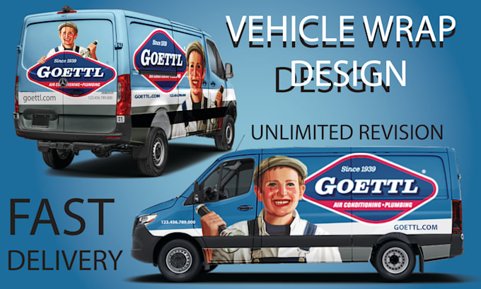 Gig Preview - Do vehicle wrap design, car wrap design, van wrap design