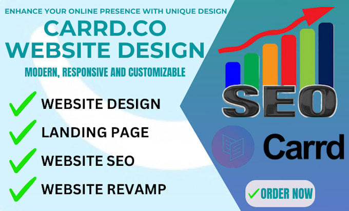 Gig Preview - Design carrd website redesign card website carrd website carrd landing page card