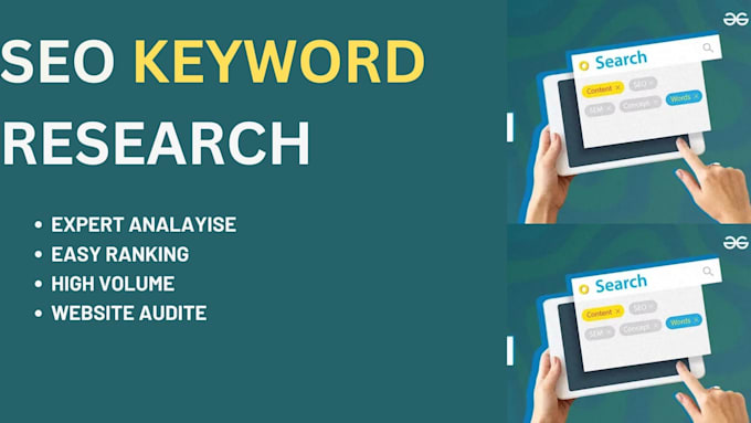 Gig Preview - Research the best SEO keywords for your website