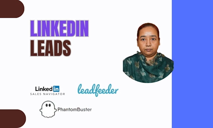 Gig Preview - Provide b2b, business leads for linkedin leads