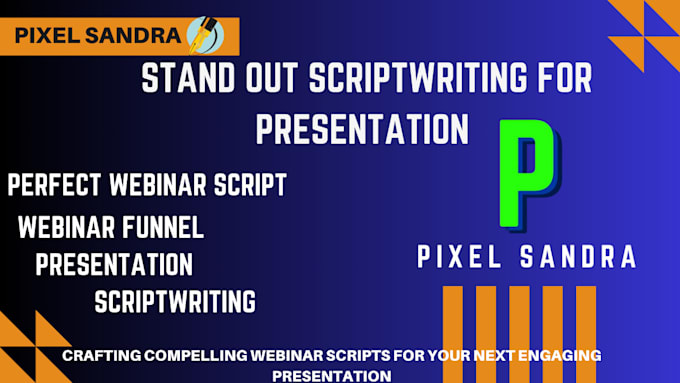 Bestseller - write an outstanding and converting scriptwriting for your webinar presentation