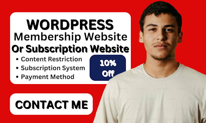 Gig Preview - Design your website xxxhighendxxx, subscription website on wordpress