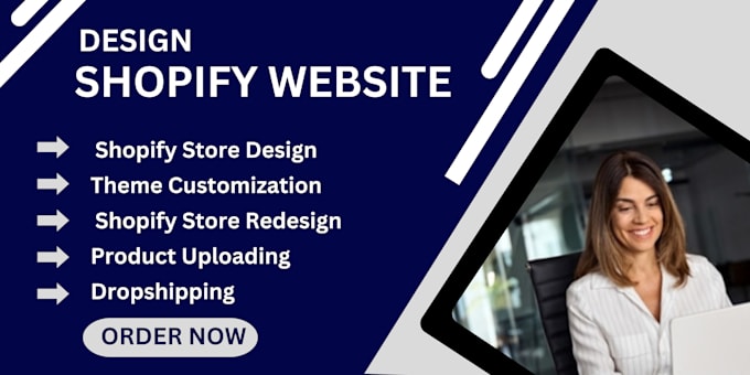 Gig Preview - Build shopify website design  shopify website redesign