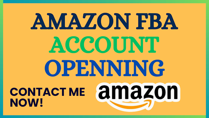 Gig Preview - Setup and create amazon fba account, wholesales account opening with distributor