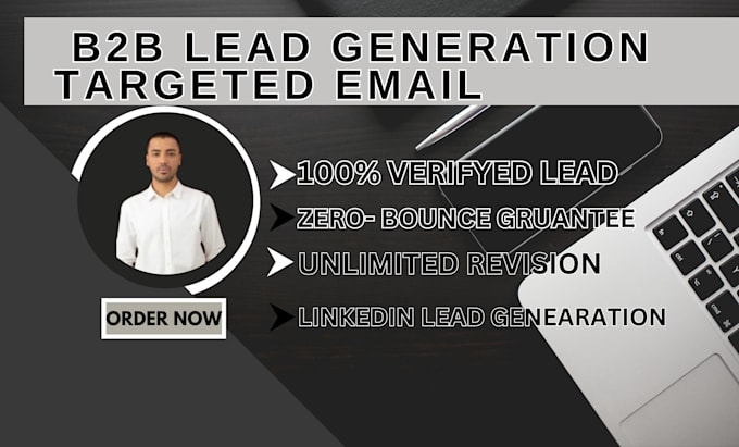 Gig Preview - Do lead generation and email list sales representative