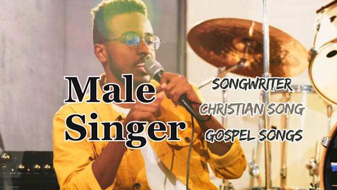 Gig Preview - Be your male singer music producer songwriter for your custom rock song