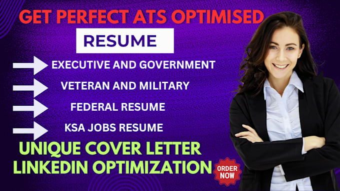 Gig Preview - Write federal executive ksa response  military, government veteran usajob resume